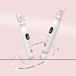 เครื่องเจาะเล็บไฟ LED 360° พร้อมจอ LCD เครื่องเจาะเล็บแบบชาร์จไฟได้ 10 ระดับความเร็ว