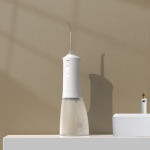 เครื่องชลประทานช่องปากแบบพกพาพร้อมชาร์จ USB เครื่องพ่นน้ำแบบชาร์จได้ กันน้ำ IPX7 เครื่องพ่นน้ำสำหรับทันตกรรม