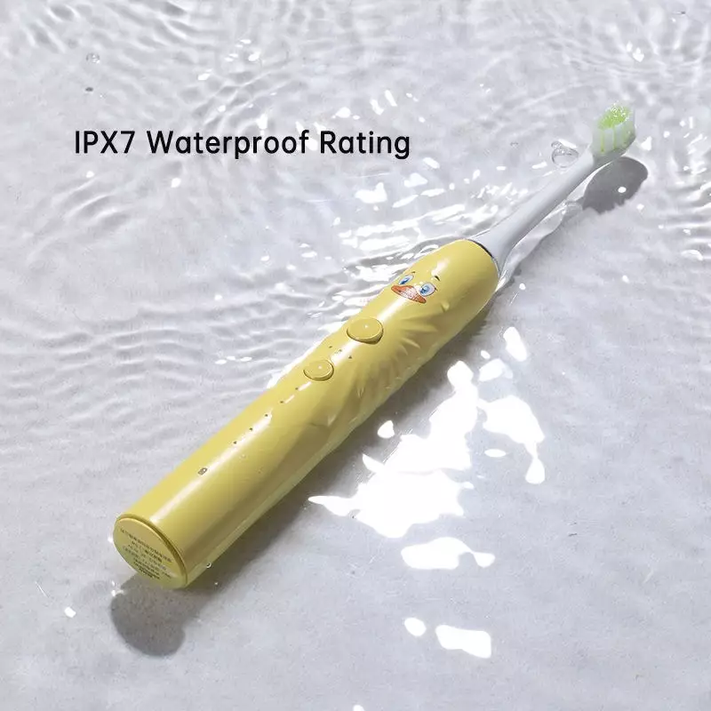 แปรงสีฟันไฟฟ้าโซนิคสำหรับเด็กแบบหมุนอัตโนมัติ