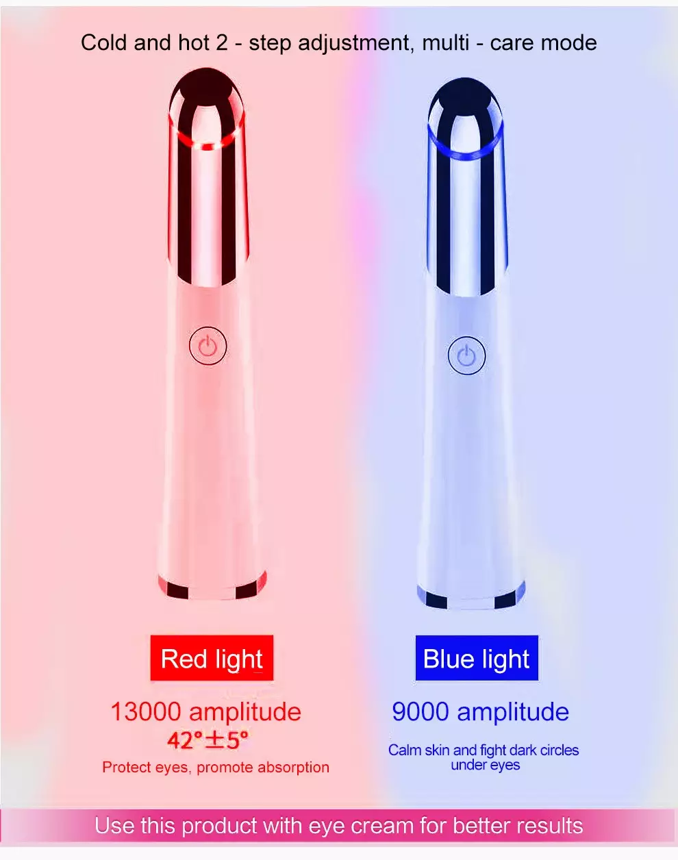 เครื่องนวดตาเพื่อความงาม เครื่องนวดหน้าแบบชาร์จไฟ USB อุปกรณ์ดูแลผิว รายละเอียด