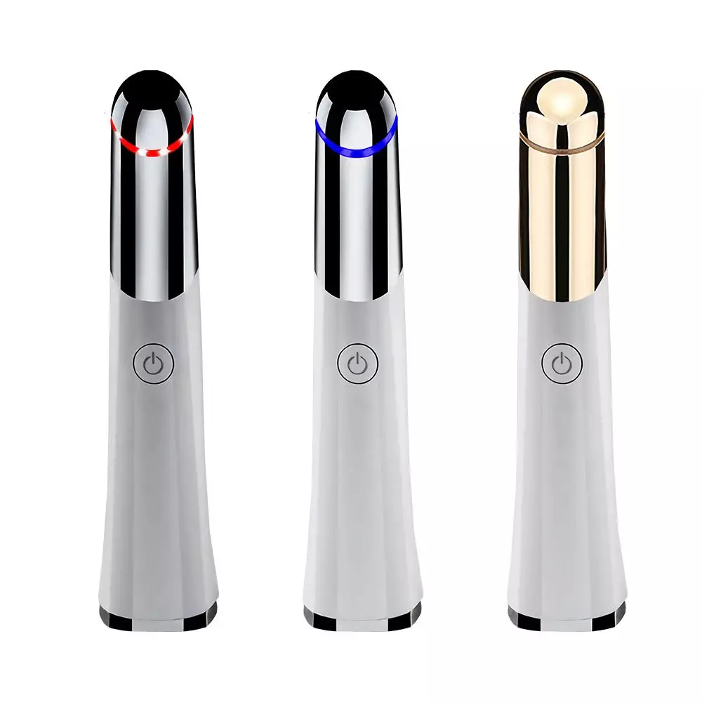 เครื่องนวดตาเพื่อความงาม เครื่องนวดหน้าแบบชาร์จไฟ USB อุปกรณ์ดูแลผิว