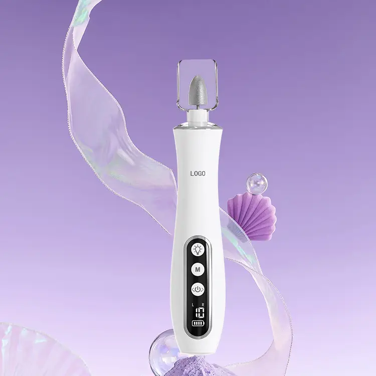 เครื่องเจาะเล็บไร้สาย พกพาสะดวก ตะไบเล็บไฟฟ้าแบบชาร์จไฟได้ 2,000 mAh สำหรับเล็บเท้าหนา