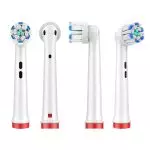 4 แพ็คในสต็อกหัวแปรงเปลี่ยนแปรงสีฟันไฟฟ้าช่องปาก EB-60X