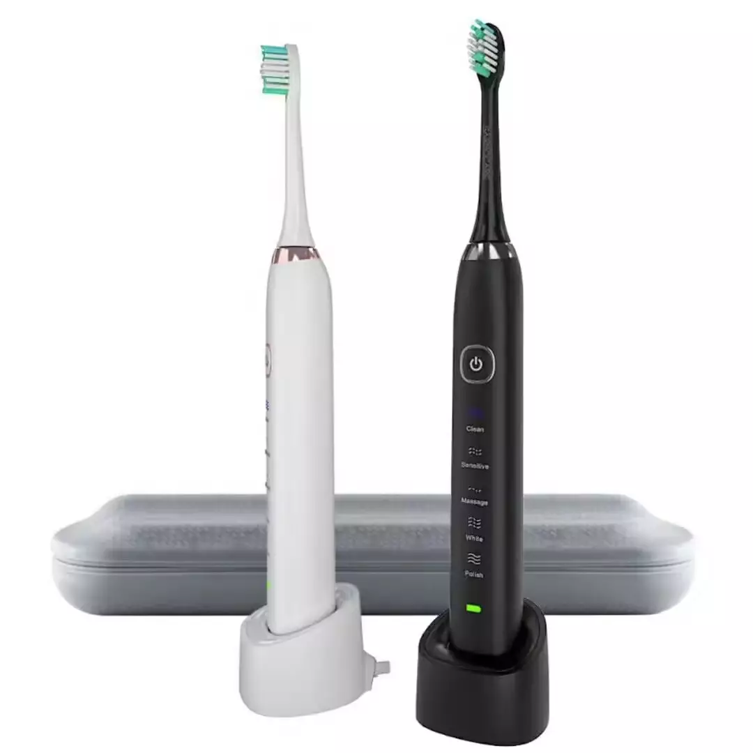 แปรงสีฟันไฟฟ้าโซนิคแบบชาร์จไฟได้อัจฉริยะ กันน้ำระดับ IPX7