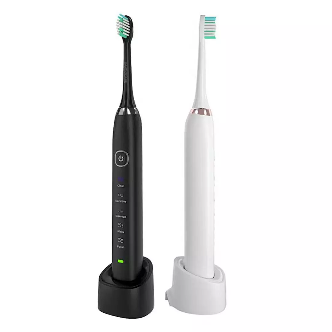แปรงสีฟันไฟฟ้าโซนิคแบบชาร์จไฟได้อัจฉริยะ กันน้ำระดับ IPX7