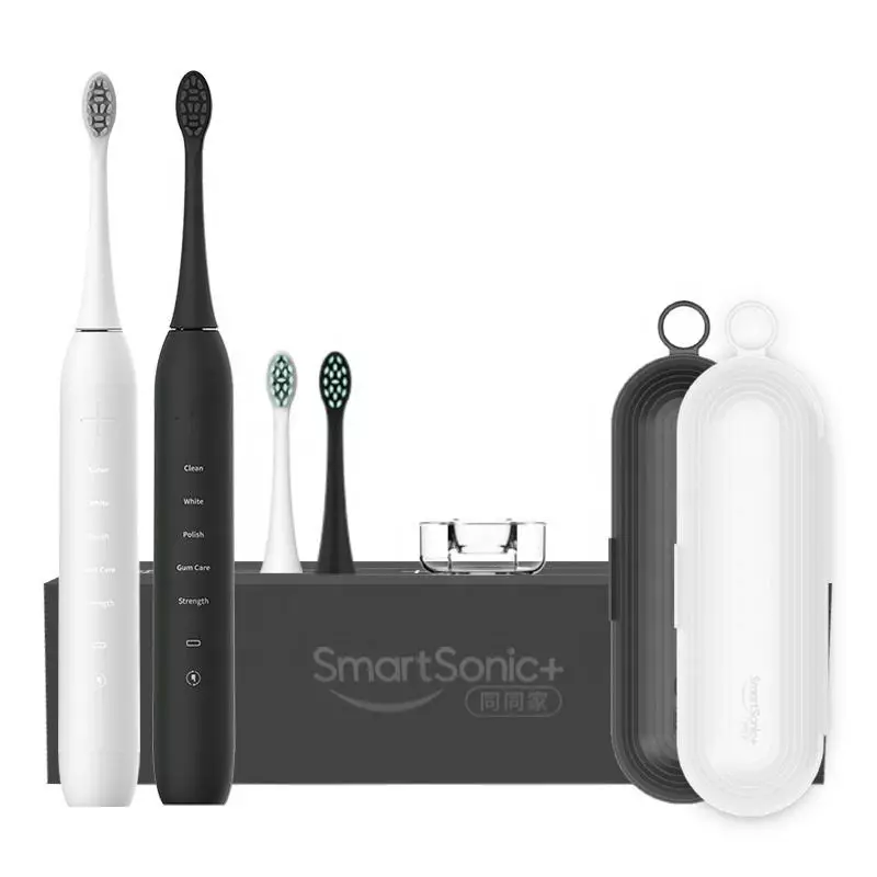 แปรงสีฟันไฟฟ้าแบบไร้เสียง Smart Sonic Whitening Dupont Soft Brush