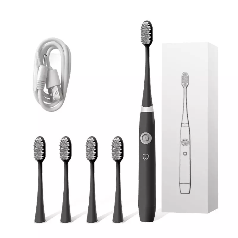 แปรงสีฟันสำหรับผู้ใหญ่แบบพกพา แปรงสีฟันไฟฟ้าโซนิคอัจฉริยะ